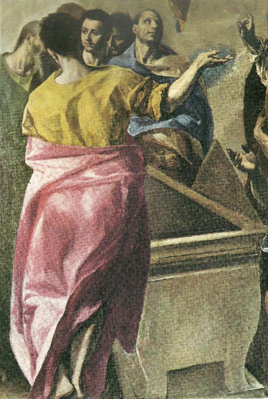 El Greco assumption of the virgin,detail china oil painting image